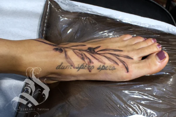 olive tattoo